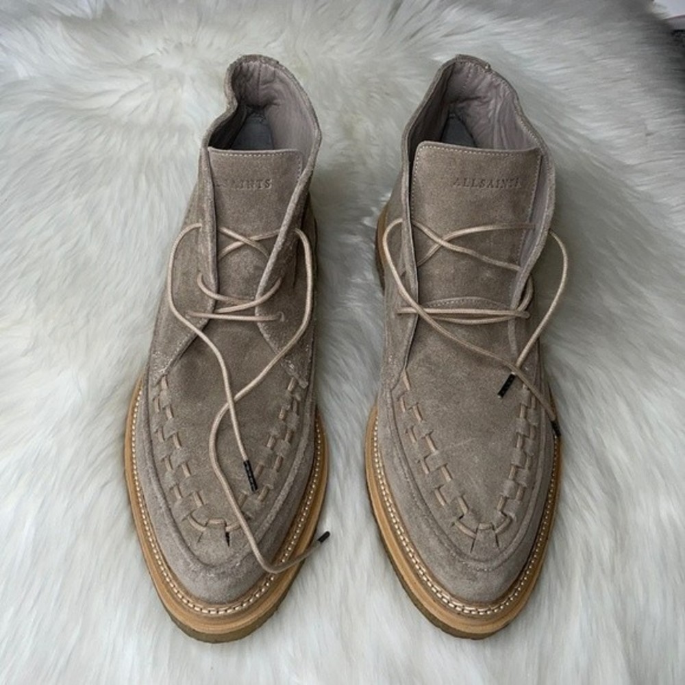 All Saints Tan Chukka Boots